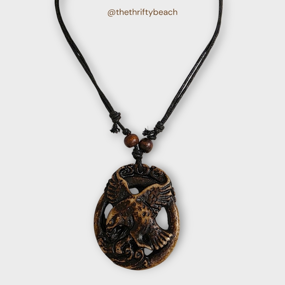 Eagle Tribal Pendant Necklace